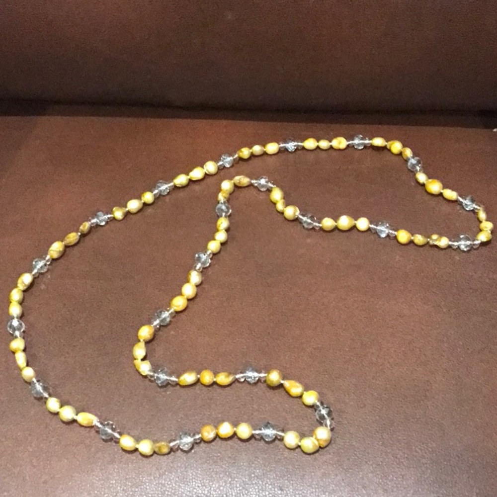 Fresh water Pearls and crystal beads